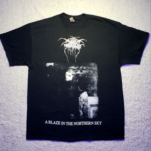 Darkthrone A Blaze in the Northern sky Large T-Shirt Officially Licensed